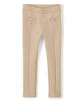 Girls Bow Ponte Jeggings 2-Pack - Uniform