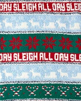 Adult Fairisle Sleigh Blanket