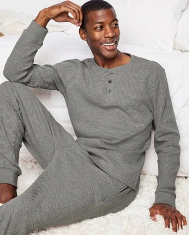 Mens Thermal Pajama Top