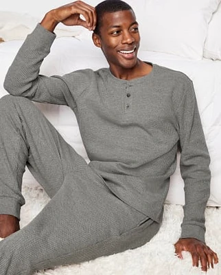 Mens Thermal Pajama Top