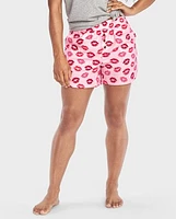 Womens Flannel Pajama Shorts