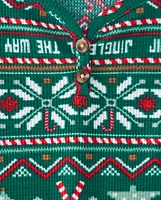 Womens Matching Family Fairisle Thermal Pajamas