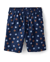 Mens Doughnut Poplin Pajama Shorts