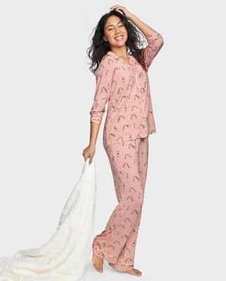 Womens Champagne Modal Pajamas