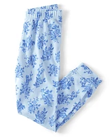 Womens Floral Thermal Pajama Pants