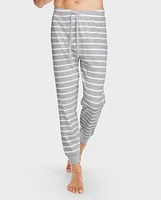 Mens Striped Thermal Pajama Pants