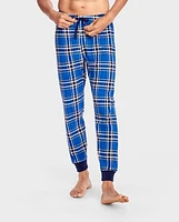 Mens Plaid Thermal Pajama Pants