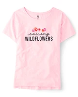 Womens Wildflowers Pajama Tee