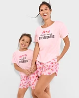 Womens Wildflowers Pajama Tee