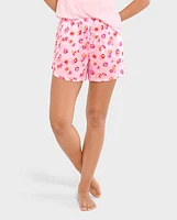 Womens Wildflowers Pajama Shorts