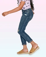 Tween Girls High Rise Girlfriend Jeans