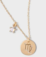 Tween Girls Virgo Zodiac Necklace