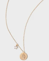 Tween Girls Virgo Zodiac Necklace