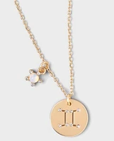 Tween Girls Gemini Zodiac Necklace