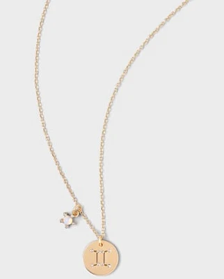 Tween Girls Gemini Zodiac Necklace