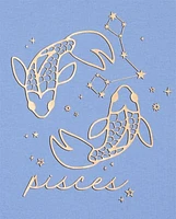 Tween Girls Pisces Zodiac Tee