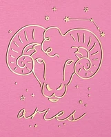 Tween Girls Aries Zodiac Tee