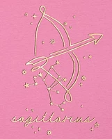 Tween Girls Sagittarius Zodiac Tee