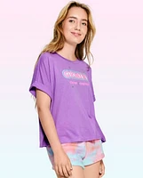 Tween Girls Gemini Zodiac Pajama Tee