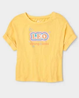 Tween Girls Leo Zodiac Pajama Tee