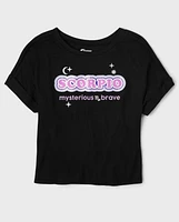 Tween Girls Scorpio Zodiac Pajama Tee