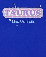 Tween Girls Taurus Zodiac Pajama Tee