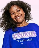 Tween Girls Taurus Zodiac Pajama Tee