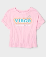 Tween Girls Virgo Zodiac Pajama Tee