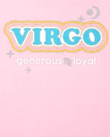 Tween Girls Virgo Zodiac Pajama Tee