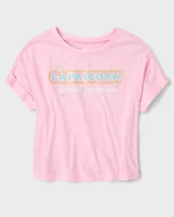 Tween Girls Capricorn Zodiac Pajama Tee