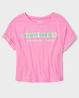 Tween Girls Sagittarius Zodiac Pajama Tee