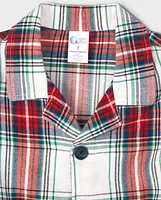 Tween Girls Plaid Flannel Pajamas