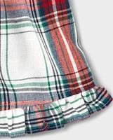 Tween Girls Plaid Flannel Pajamas