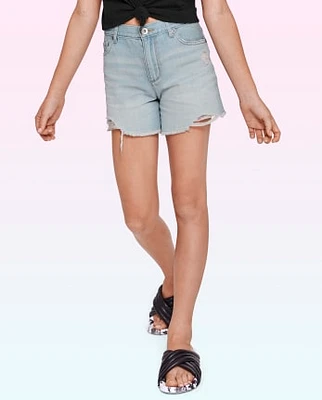 Tween Girls Denim Girlfriend Shorts