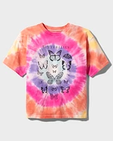 Tween Girls Tie Dye Oversized Tee