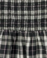 Tween Girls Plaid Smocked Dress