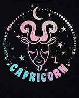 Tween Girls Capricorn Zodiac Sleep Tee