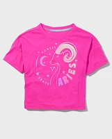 Tween Girls Aries Zodiac Sleep Tee