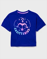 Tween Girls Sagittarius Zodiac Sleep Tee