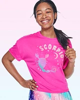 Tween Girls Scorpio Zodiac Sleep Tee