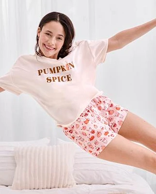 Tween Girls Pumpkin Spice Pajamas