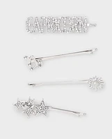 Tween Girls Capricorn Zodiac Bobby Pin 4-Pack