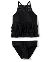 Tween Girls Ruffle Tankini Swimsuit