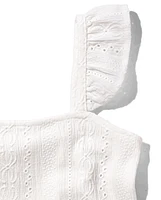 Tween Girls Eyelet Tiered Dress