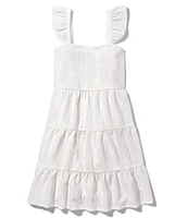 Tween Girls Eyelet Tiered Dress