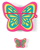 Tween Girls Butterfly Wireless Earbuds Case 2-Piece Set