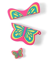 Tween Girls Butterfly Wireless Earbuds Case 2-Piece Set