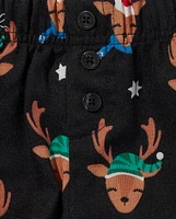 Tween Girls Ho French Terry And Flannel Pajamas