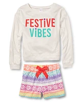 Tween Girls Festive Vibes Pajamas