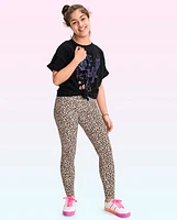 Tween Girls Print High Rise Leggings